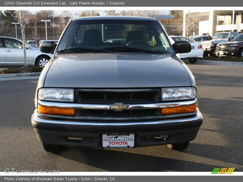 Light Pewter Metallic / Graphite 2000 Chevrolet S10 Extended Cab