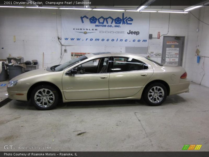 Champagne Pearl / Sandstone 2001 Chrysler LHS Sedan