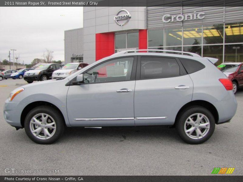 Frosted Steel Metallic / Gray 2011 Nissan Rogue SV