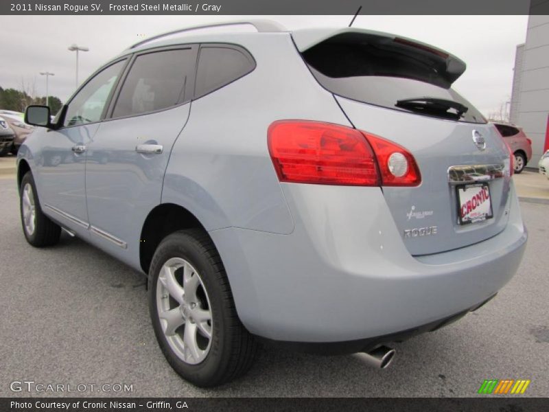 Frosted Steel Metallic / Gray 2011 Nissan Rogue SV