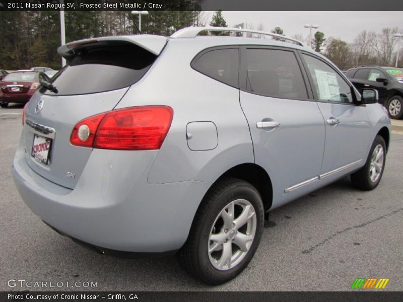 Frosted Steel Metallic / Gray 2011 Nissan Rogue SV