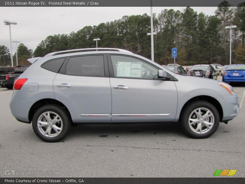 Frosted Steel Metallic / Gray 2011 Nissan Rogue SV