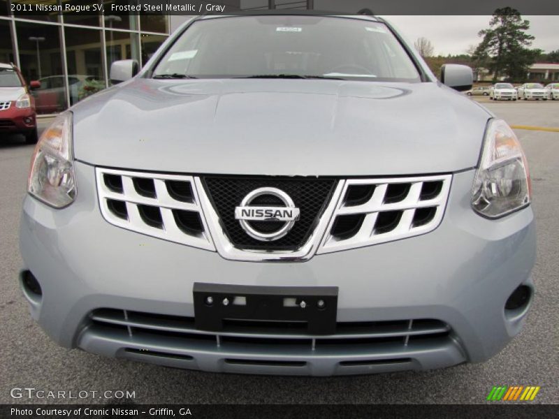 Frosted Steel Metallic / Gray 2011 Nissan Rogue SV