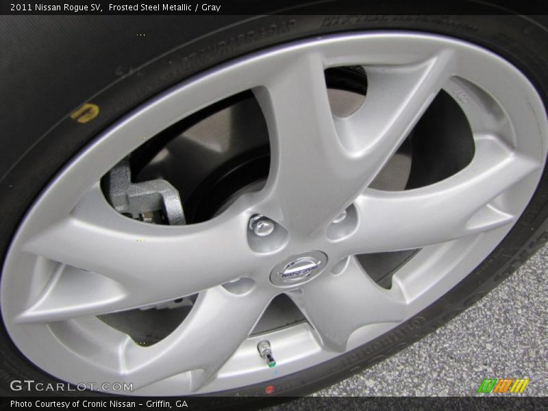 Frosted Steel Metallic / Gray 2011 Nissan Rogue SV
