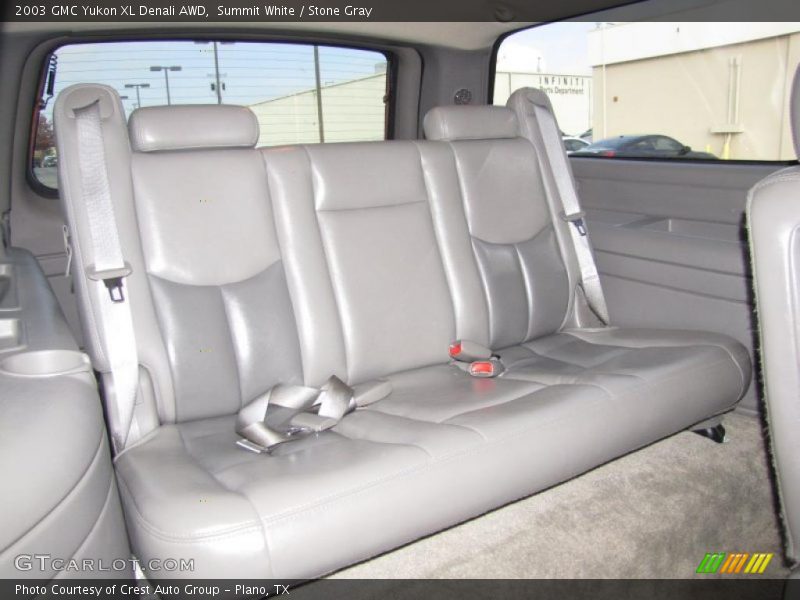 Summit White / Stone Gray 2003 GMC Yukon XL Denali AWD