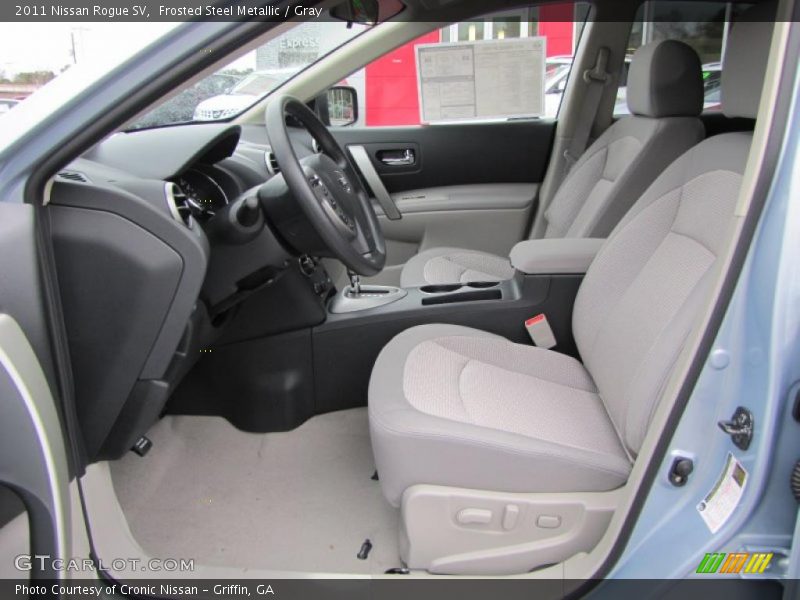 Frosted Steel Metallic / Gray 2011 Nissan Rogue SV