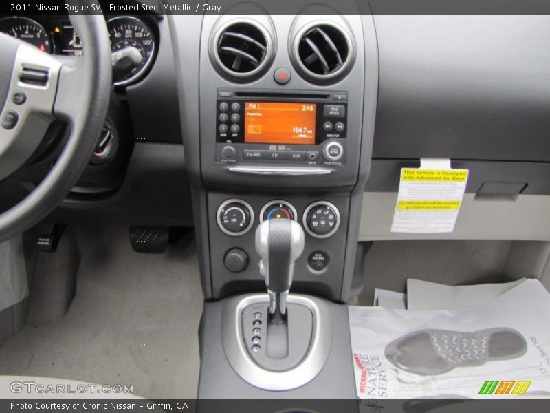 Frosted Steel Metallic / Gray 2011 Nissan Rogue SV