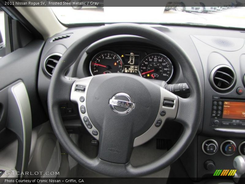Frosted Steel Metallic / Gray 2011 Nissan Rogue SV