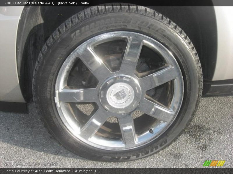 Quicksilver / Ebony 2008 Cadillac Escalade AWD
