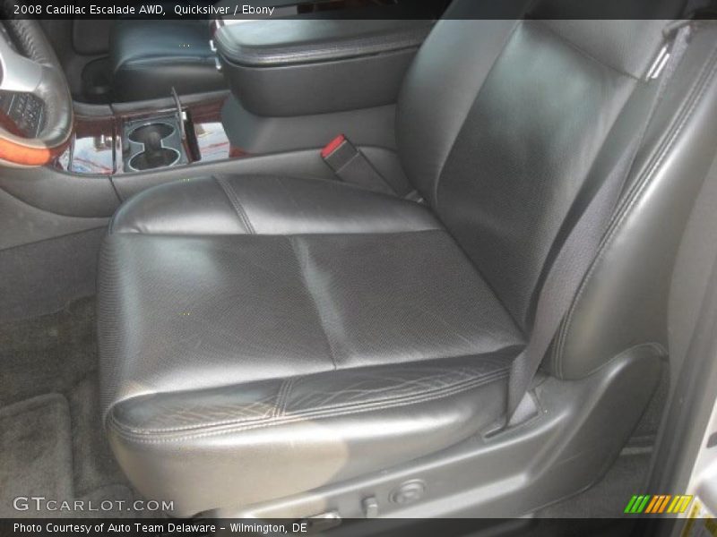 Quicksilver / Ebony 2008 Cadillac Escalade AWD