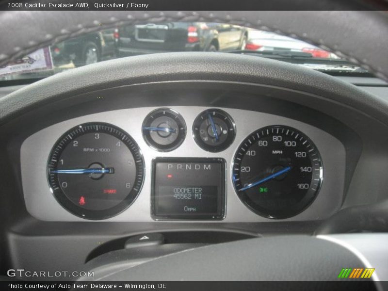Quicksilver / Ebony 2008 Cadillac Escalade AWD