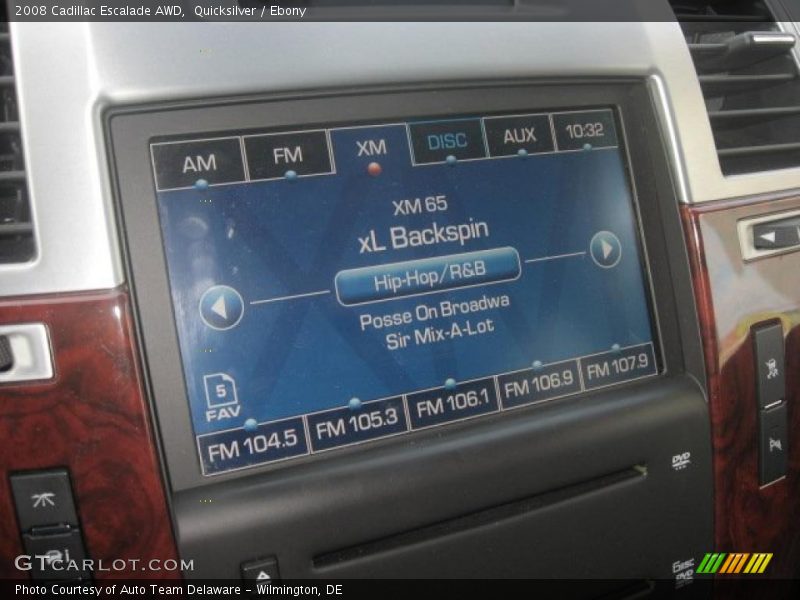 Quicksilver / Ebony 2008 Cadillac Escalade AWD