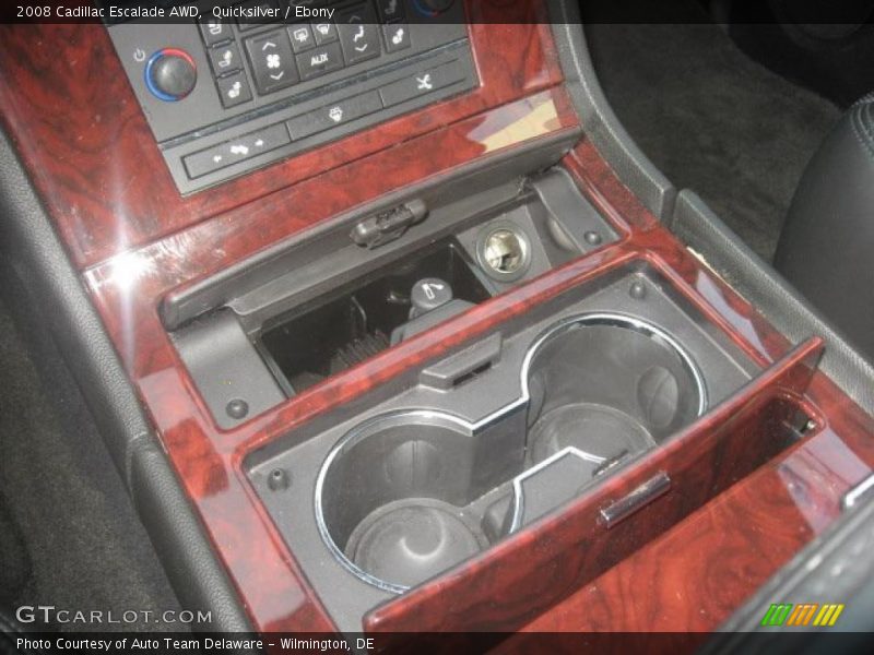 Quicksilver / Ebony 2008 Cadillac Escalade AWD