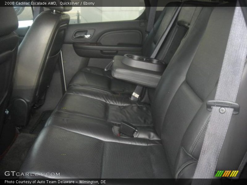 Quicksilver / Ebony 2008 Cadillac Escalade AWD