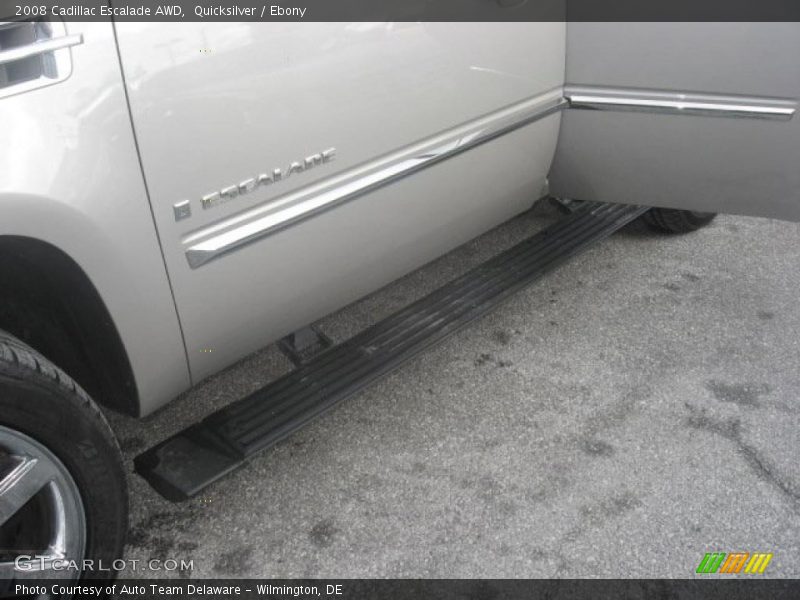 Quicksilver / Ebony 2008 Cadillac Escalade AWD