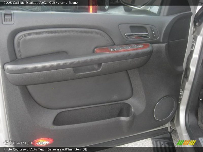 Quicksilver / Ebony 2008 Cadillac Escalade AWD