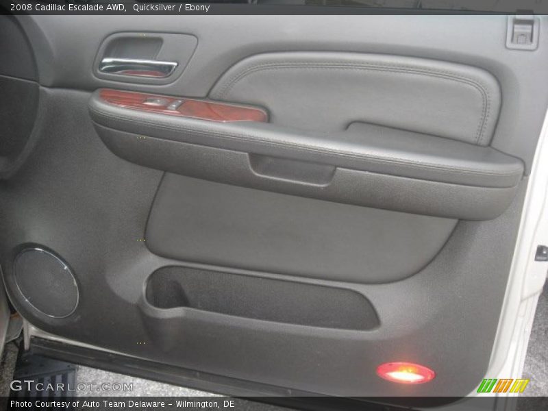 Quicksilver / Ebony 2008 Cadillac Escalade AWD