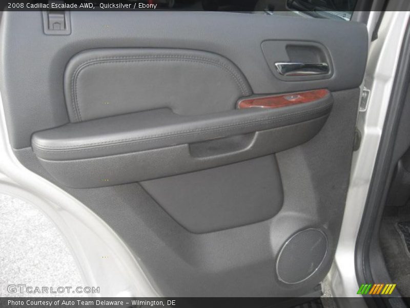 Quicksilver / Ebony 2008 Cadillac Escalade AWD