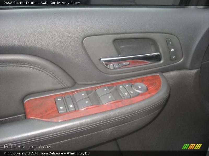 Quicksilver / Ebony 2008 Cadillac Escalade AWD