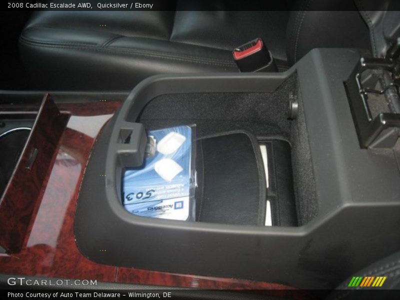 Quicksilver / Ebony 2008 Cadillac Escalade AWD