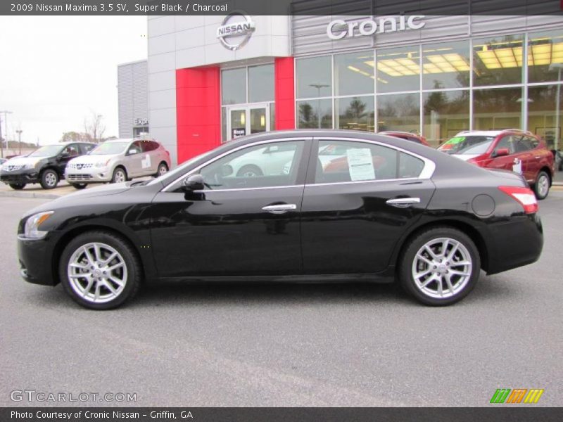 Super Black / Charcoal 2009 Nissan Maxima 3.5 SV