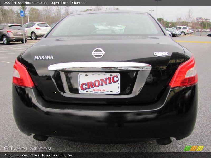 Super Black / Charcoal 2009 Nissan Maxima 3.5 SV