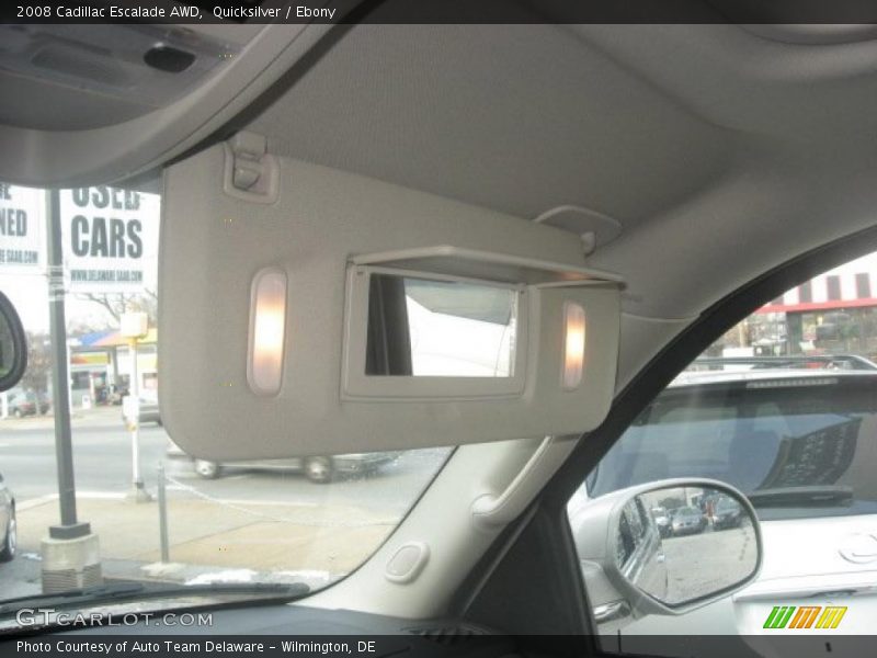 Quicksilver / Ebony 2008 Cadillac Escalade AWD