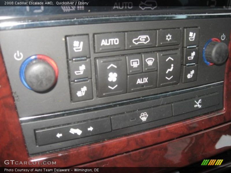 Quicksilver / Ebony 2008 Cadillac Escalade AWD