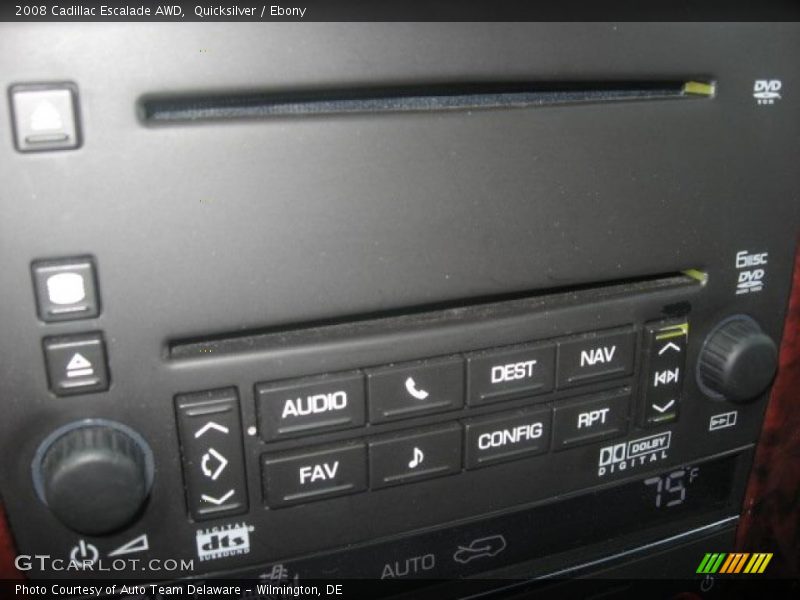 Quicksilver / Ebony 2008 Cadillac Escalade AWD