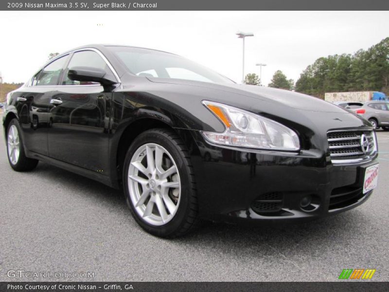 Super Black / Charcoal 2009 Nissan Maxima 3.5 SV