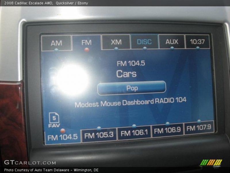 Quicksilver / Ebony 2008 Cadillac Escalade AWD