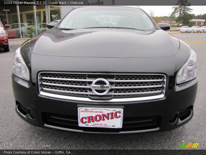 Super Black / Charcoal 2009 Nissan Maxima 3.5 SV