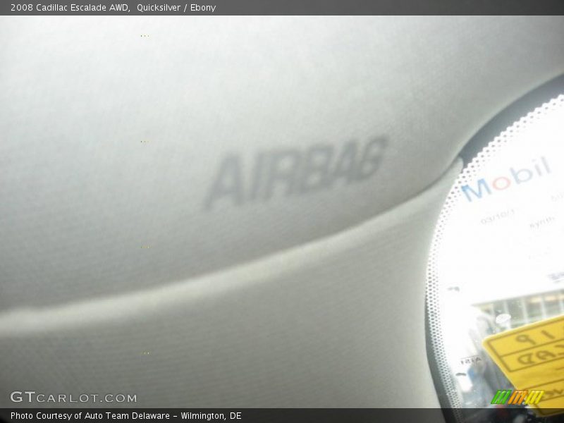 Quicksilver / Ebony 2008 Cadillac Escalade AWD