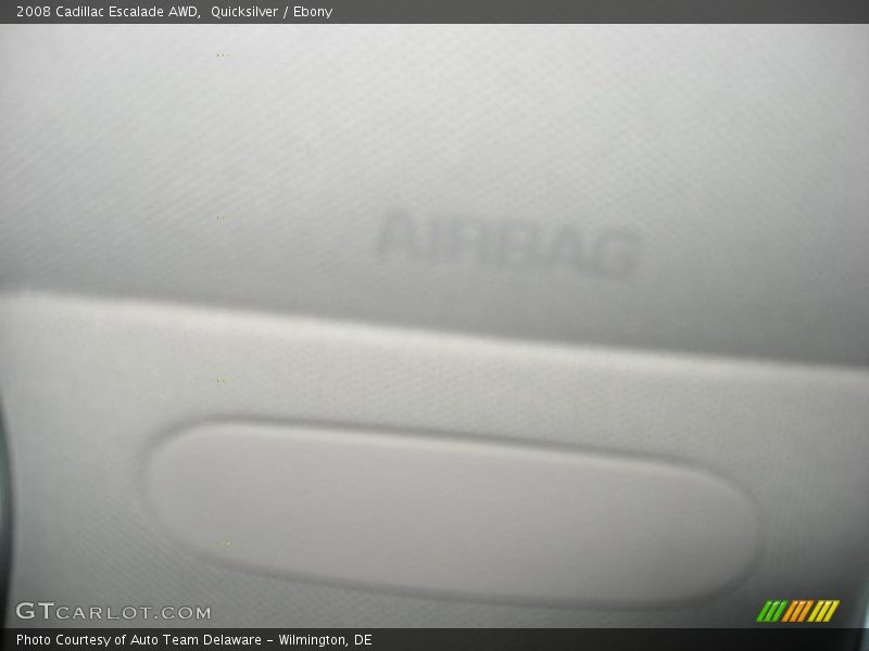 Quicksilver / Ebony 2008 Cadillac Escalade AWD