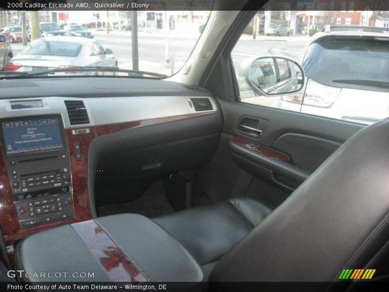 Quicksilver / Ebony 2008 Cadillac Escalade AWD