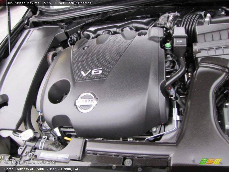 Super Black / Charcoal 2009 Nissan Maxima 3.5 SV