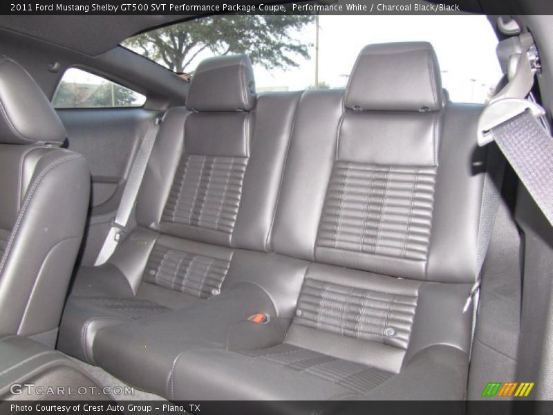 Performance White / Charcoal Black/Black 2011 Ford Mustang Shelby GT500 SVT Performance Package Coupe