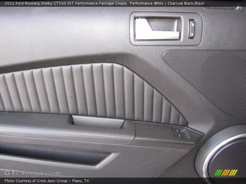 Performance White / Charcoal Black/Black 2011 Ford Mustang Shelby GT500 SVT Performance Package Coupe