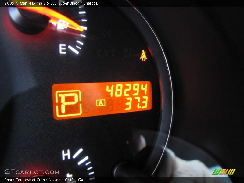 Super Black / Charcoal 2009 Nissan Maxima 3.5 SV