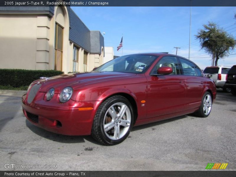 Radiance Red Metallic / Champagne 2005 Jaguar S-Type R