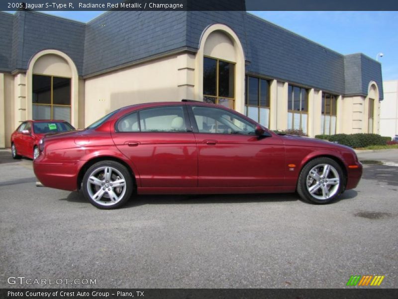 Radiance Red Metallic / Champagne 2005 Jaguar S-Type R