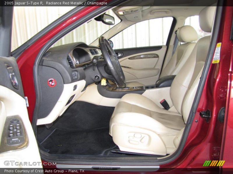 Radiance Red Metallic / Champagne 2005 Jaguar S-Type R