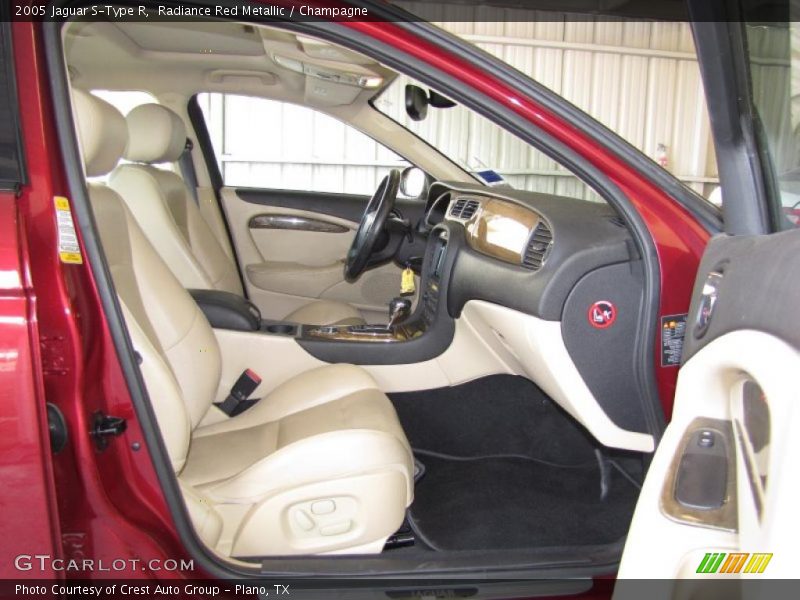Radiance Red Metallic / Champagne 2005 Jaguar S-Type R