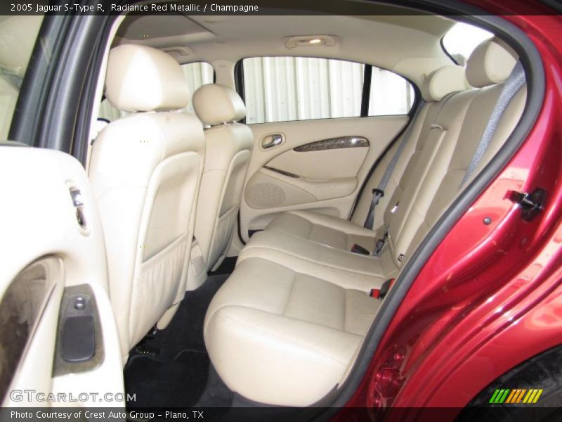 Radiance Red Metallic / Champagne 2005 Jaguar S-Type R