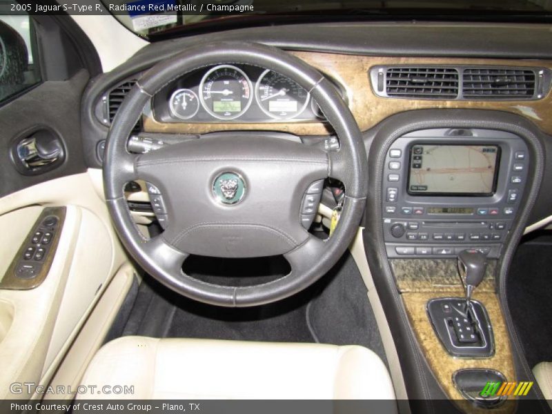Radiance Red Metallic / Champagne 2005 Jaguar S-Type R