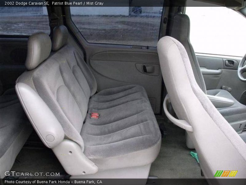 Patriot Blue Pearl / Mist Gray 2002 Dodge Caravan SE