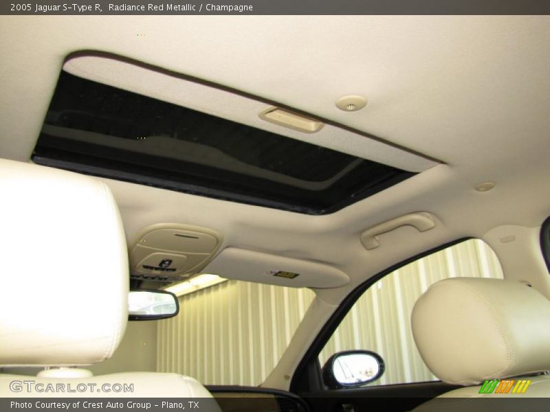 Radiance Red Metallic / Champagne 2005 Jaguar S-Type R