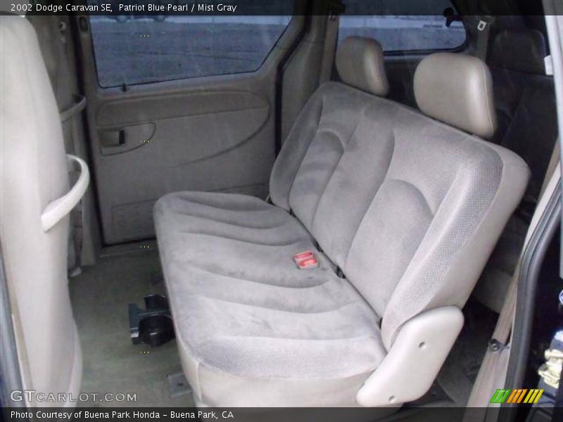 Patriot Blue Pearl / Mist Gray 2002 Dodge Caravan SE