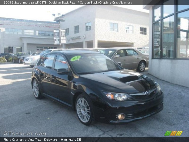Front 3/4 View of 2008 Impreza WRX STi