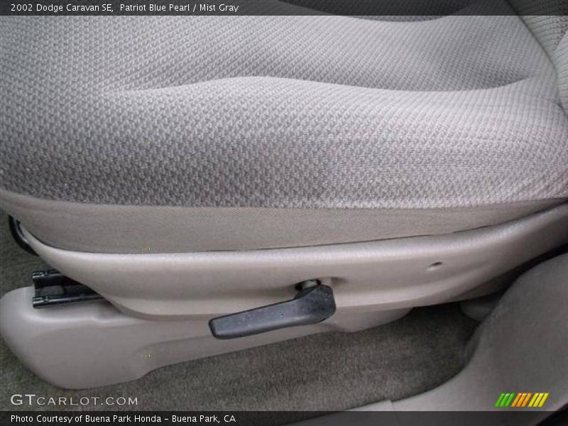 Patriot Blue Pearl / Mist Gray 2002 Dodge Caravan SE